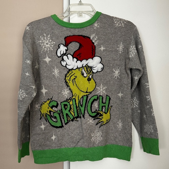 Official “The Grinch” Sweater Children’s Sz 14-16 - Picture 1 of 5